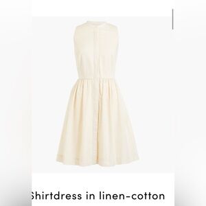 J.Crew factory linen shirt dress, EUC